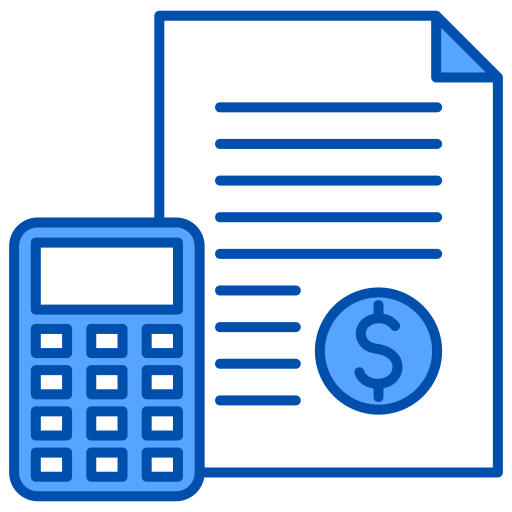 Accounting Generic Blue icon