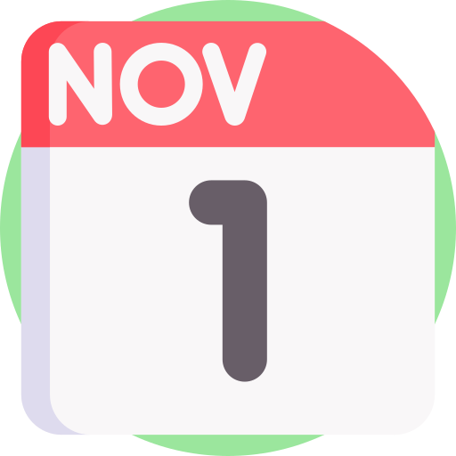 noviembre icono gratis