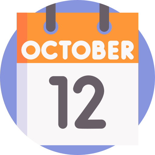 octubre icono gratis