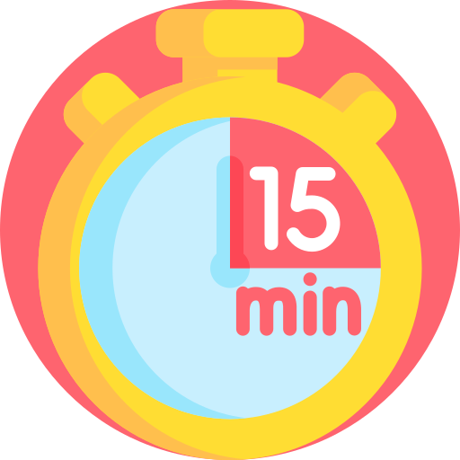 15 minutes - free icon