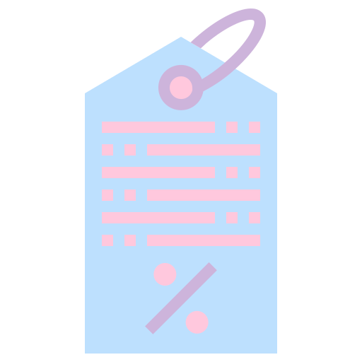 가격표 무료 아이콘