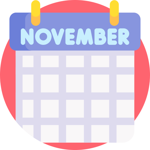 noviembre icono gratis