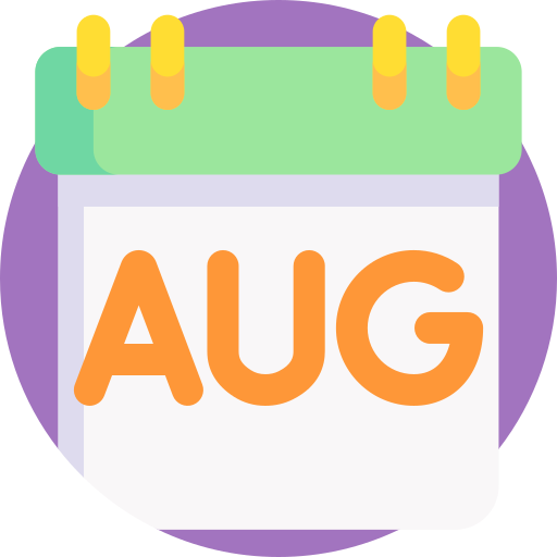 agosto icono gratis