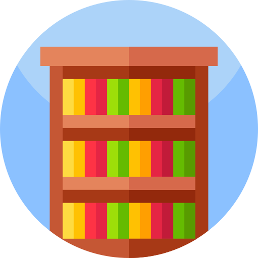 Bookshelf free icon Bookshelf free icon