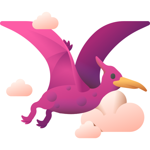 Pterodactyl Flying Dragon Illustration PNG Images