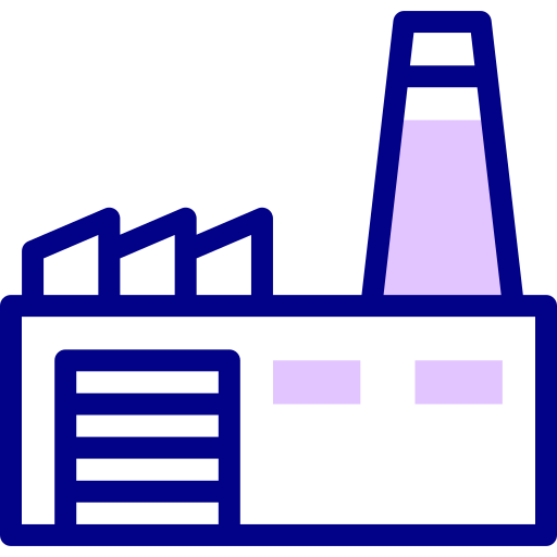 Factory Detailed Mixed Lineal color icon