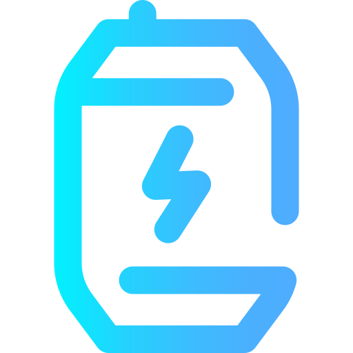 Energy Drink Super Basic Omission Gradient Icon