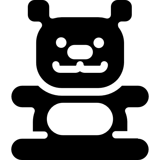 oso de peluche icono gratis
