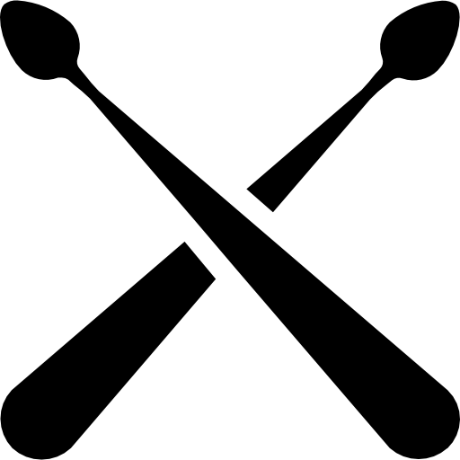 baquetas icono gratis