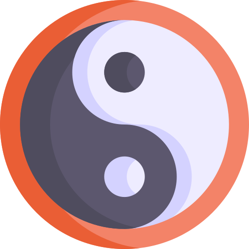 yin yang icono gratis