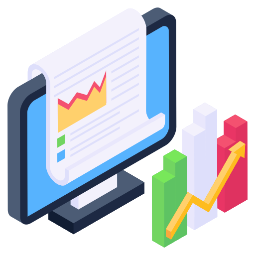 tabla de crecimiento icono gratis