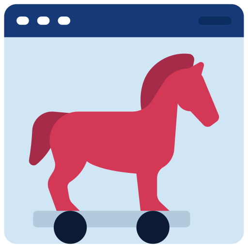 Cavalo de tróia - ícones de segurança grátis