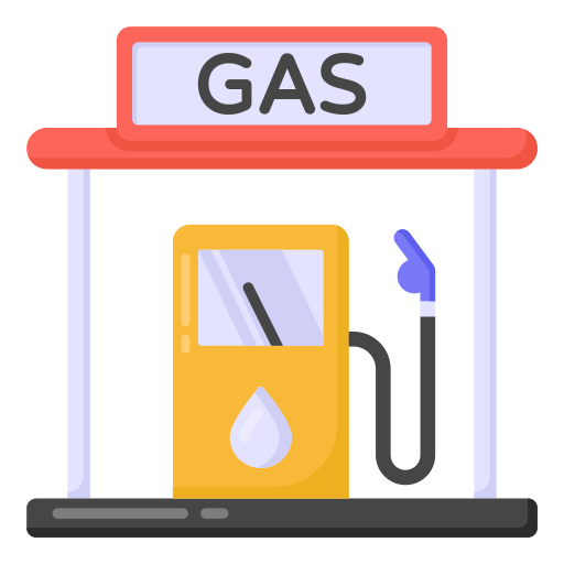 Gas station - Free transport icons