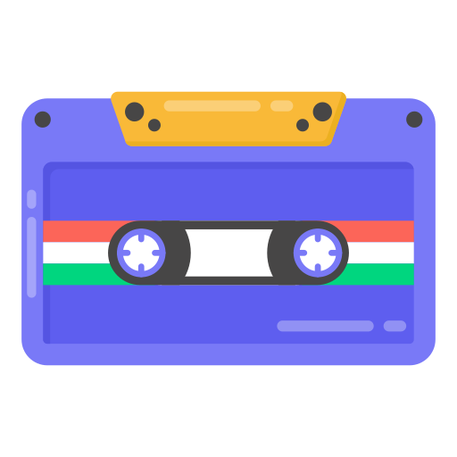 Cassette Generic Flat icon