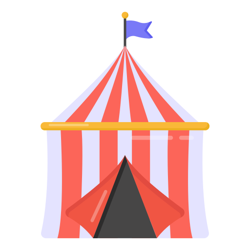 Circus Tent Generic Flat Icon