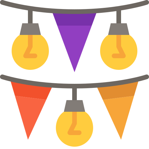 guirnalda icono gratis