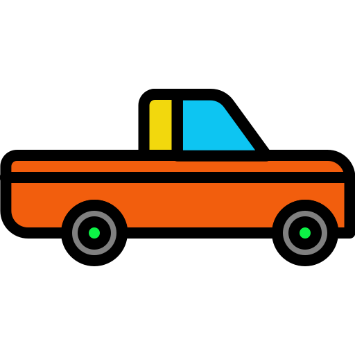 Pickup truck Generic Outline Color icon