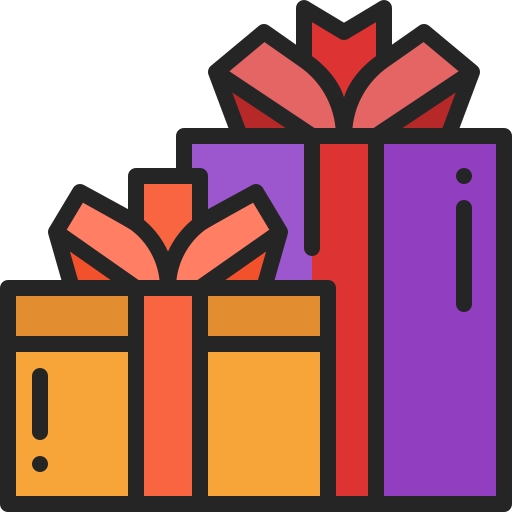 caja de regalo icono gratis