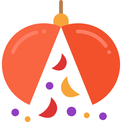 bola de confeti icono gratis