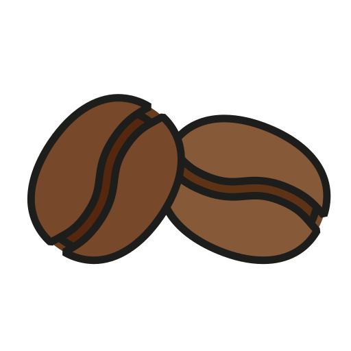 Coffee beans Generic Outline Color icon