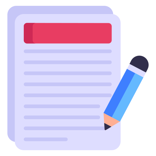 Content writing free icon