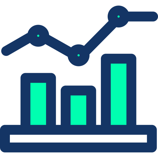 gráfico de barras icono gratis