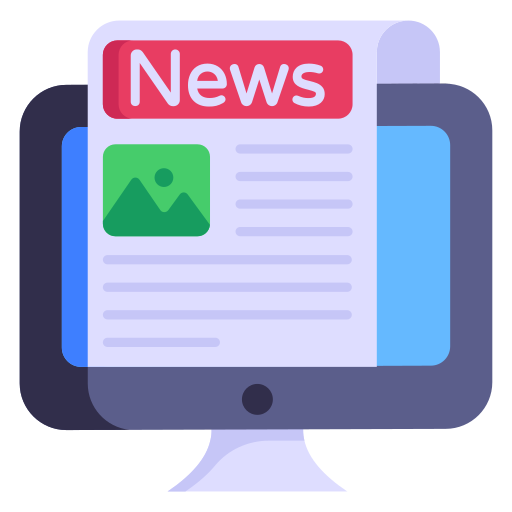 informe de noticias icono gratis