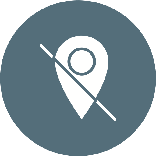 ubicación fuera icono gratis