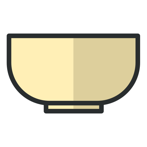 Bowl Generic Outline Color icon