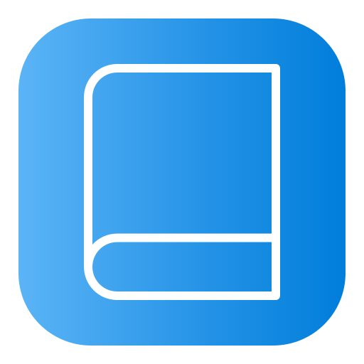 Book Generic Flat Gradient icon