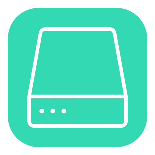 disco duro icono gratis