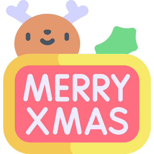 feliz navidad icono gratis