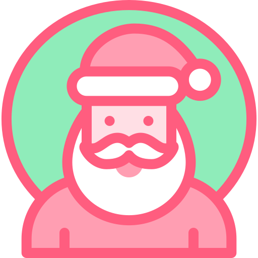 papá noel icono gratis