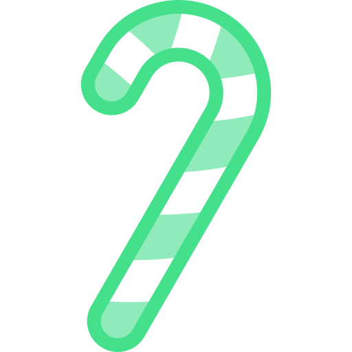 bastón de caramelo icono gratis