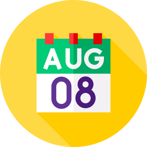 agosto icono gratis