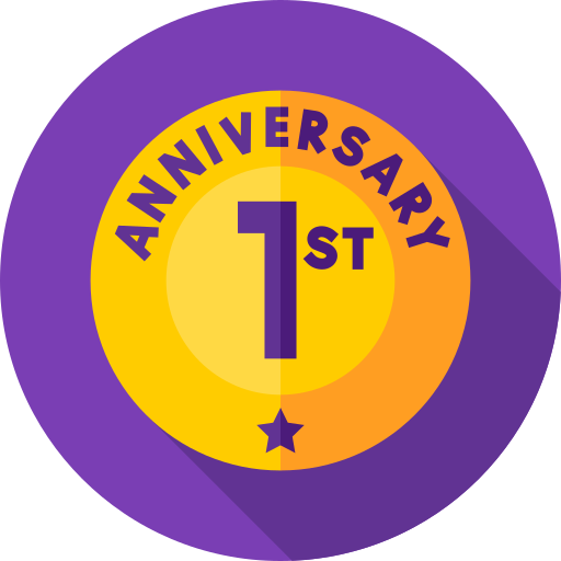 aniversario icono gratis