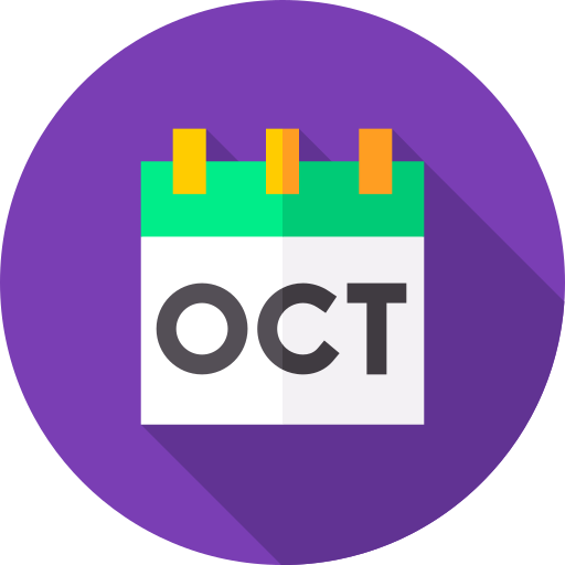 octubre icono gratis