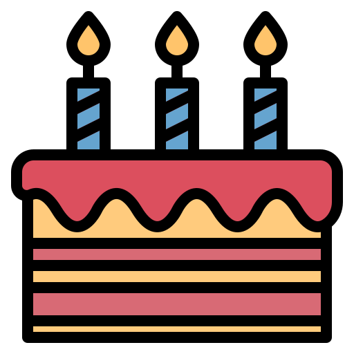 gâteau d'anniversaire Icône gratuit gâteau d'anniversaire Icône gratuit