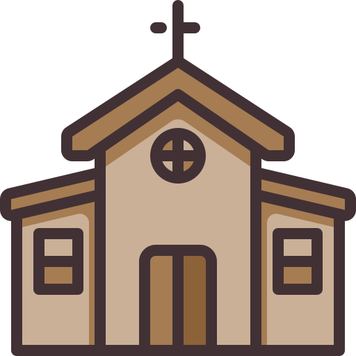 Church Generic Outline Color icon