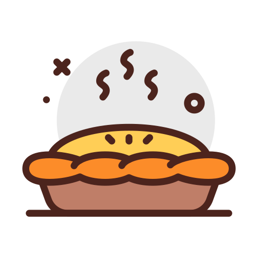 Тыквенный пирог бесплатно иконка