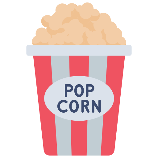 Pop corn Dinosoft Flat icon