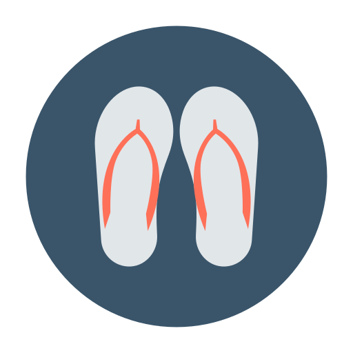 Flip flops  free icon