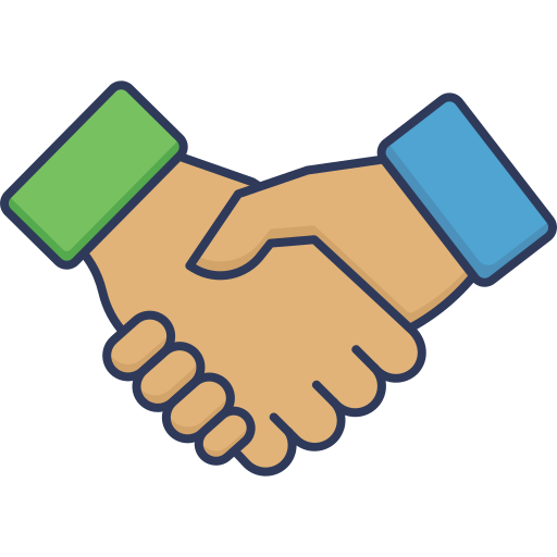 handshake flat icon
