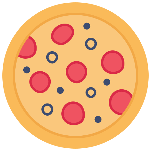 Pizza Dinosoft Flat icon