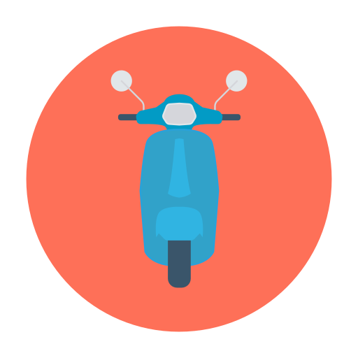 Scooter Dinosoft Circular icon