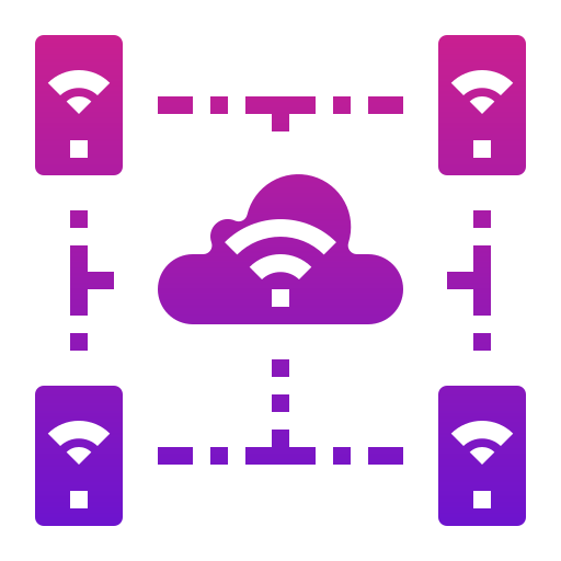 computación en la nube icono gratis