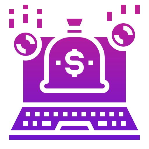 bolsa de dinero icono gratis