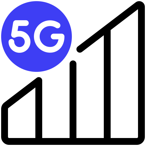 5g Icône gratuit 5g Icône gratuit