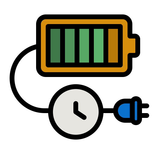 bateria cargada icono gratis