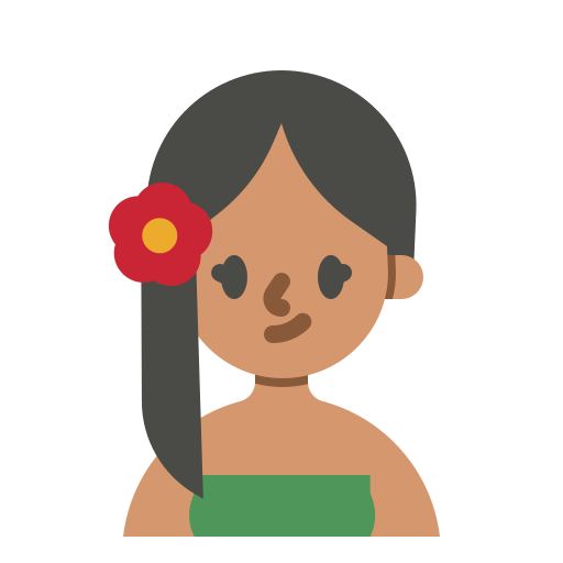 hawaiano icono gratis